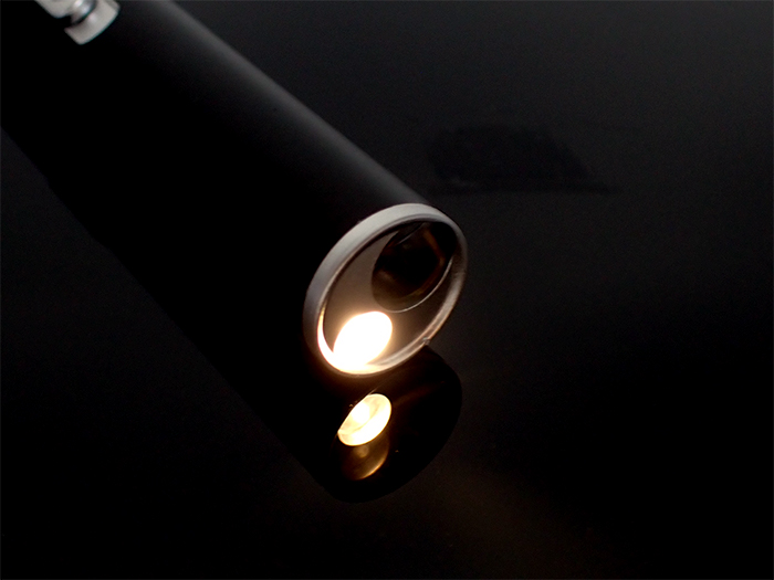 USB充電式 LEDライト 2色灯 白色/電球色［n］