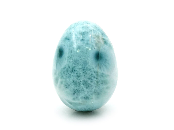 ラリマー　卵型　原石　（現品No.LRM136）［n］